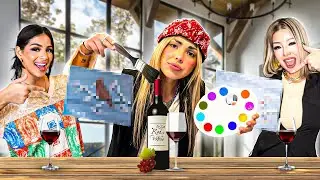 ‼️ Рисуем и выпиваем * Вознаграждение 100 долларов * (День 14 VLOGMAS) 💰💰