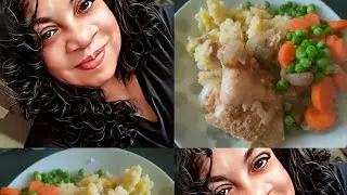 Homemade Fish dish with Mash and vegetables Yummy