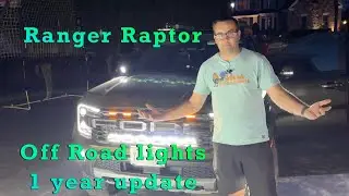 Ranger Raptor off road and marker light 1 year review