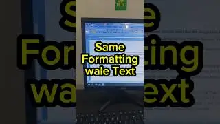 select text with similar formatting | home tab in ms word in hindi #msword #computerking