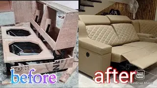 Recliner sofa chair frame making tutorial