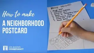 How to Make: A Neighborhood Postcard