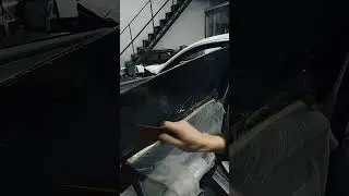 We applied paint protection film (PPF) to the entire car.