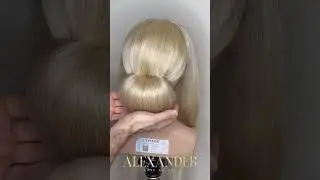 HAIRSTYLING LONGHAIR UPDO TUTORIAL LOW BUN UPDO #made_by_alexander