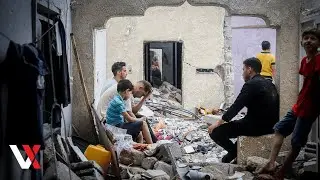 Deadly Israeli Missile Strike Hits Khan Younis Tent Camp, Leaves It In Ruin | VERTEX