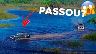 A difícil TRAVESSIA da lagoa no Banho UNA DA BARRA (Cachoeira Grande) | TR4 Maranhão