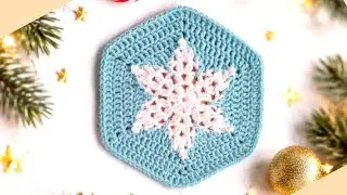 Everyone Loves This Crochet Snowflake lace motif ❄️ Easy Christmas Motif Tutorial🎄
