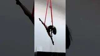 Aerial hammock sequence! Diaper roll up #aerialhammock #aerialist #aerialdance