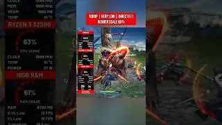 Arknights: Endfield on LOW END PC?! 😱 Ryzen 3 3200G Vega 8 | 1080p Test #shorts #arknightsendfield
