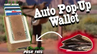 UC Leather Auto Pop-Up Wallet
