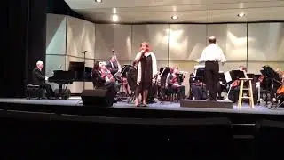 Jennifer K Murray singing Sleepy Man with the Bergen Sinfonia - rehearsal clip