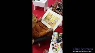 Watercolour painting demonstration by artist Chitra Vaidya