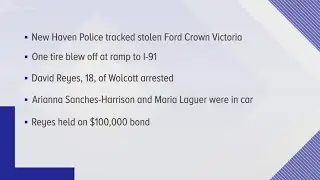 New Haven police stop street takeover and recover stolen Crown Vic from Cromwell