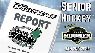 The SportsCage: Senior Hockey Report with the Monday Nooner Podcast January 2nd, 2026