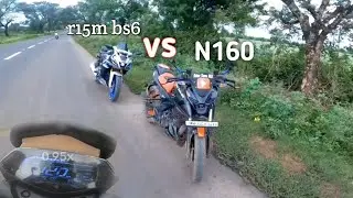 Hyper ride with R15M ride || r15m vs n160 #adrider #new #rider