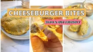 Gut-Friendly Cheeseburger Bites | Healthy Mini Hot-Pocket  Recipe Tutorial