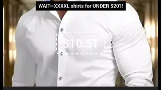 20 Best XXXXL Shirts Under $20 That Actually Fit! (Big & Tall Must Watch)#shirts #fashion