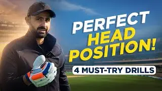 Head Position in Cricket Batting | Perfect Head Position | Batting Drills 🏏 Cricket Masterclass