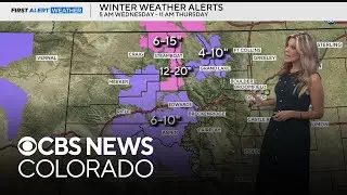Heavy snow heading for Colorado's high country, rain in Denver
