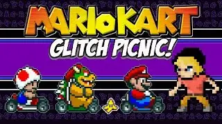 Mario Kart Glitch Picnic | Super Mario Kart, 64 & Double Dash Glitches | MikeyTaylorGaming