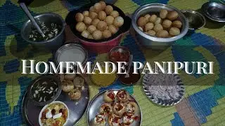 MY FIRST VIDEO| HOME MADE PANIPURI| @Vibewithsanu-2 | WATCH TILL THEEND #panipuri #panipurilovers 