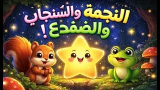 ✨ مغامرة النجمة الصغيرة ستار : صديقة السنجاب والضفدع! 🌟