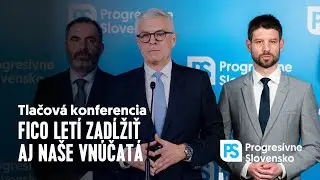Fico letí zadĺžiť nielen naše deti, ale aj vnúčatá | Tlačová konferencia PS, 16. január 2026