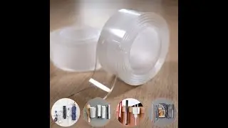 #shorts Double Side Tape Feature Waterproof Reusable Adhesive Transparent Glue Stickers Suit for Hom