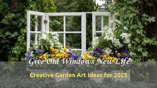 Give Old Windows New Life | Creative Garden Art Ideas for 2025