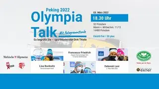 Olympia-Talk 3. M&auml;rz 2022 beim SC Potsdam