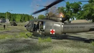 FARP Hollywood 003 - Battle of Bulitsku - DCS World Huey Medevac