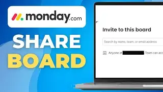 How To Create A Shareable Board In Monday.com