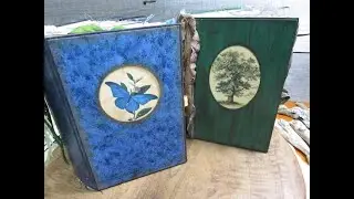 Nature Butterfly Bird Botanical & Forest Woodland Hand-painted Hardcover Junk Journals Etsy Restock