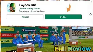Haydos 380 Cricket Game New Update Launch Full Review | haydos 380 new update | New Update Gameplay