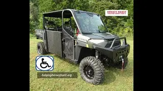 Mobility Quad with Track Chair entrance with dual controls...