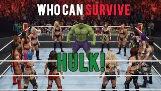 🔥 How Many Women Can Stop Hulk?! WHO WILL SURVIVE | WWE 2K25 Gauntlet Match 4K 🔥