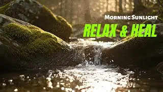 River Sounds & Small Waterfall | Nature ASMR for Deep Sleep & Relaxation