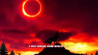 THREE WOLF HOWLING SOUNDS#HOW TO HOWL LIKE A REAL WOLF#horrorshorts #nighthowl #scary #animalnoise 