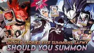 UNTOLD STORIES FIVE SUMMONS SAFWY SHOULD YOU SUMMON/REVIEW - IN HINDI BEYOND BANKAI CAPTAINS 