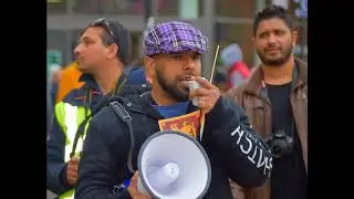 Protest against violence directed at Muslims in Sri Lanka