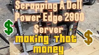 Scrapping A Dell Power edge 2900 Server Really Nice #scrapping #diy #copper
