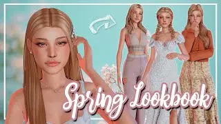 Весенний лукбук | Ссылки на Sims 4 CAS + CC
