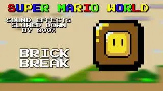 Super Mario World Sounds - Slowed Down by 800% [700 Sub Special]