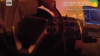 Bodycam video shows dramatic wildfire rescue