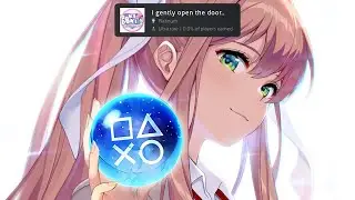 Doki Doki Literature Club's Platinum Trophy Was TERRIFYING!