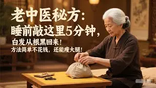 白頭髮不用染！老中醫秘方：睡前敲這裡5分鐘，白髮從根黑回來！方法簡單不花錢，還能瘦大腿！                     #健康养生 #中醫養生 #飲食調理 #健康食譜 #飲食禁忌