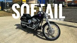 Harley-Davidson Softail Deuce.  Motovlog 001. POV