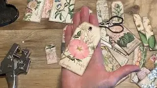 DIY Decorating Gift Tags - A Beginning