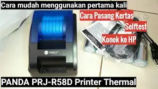 Printer Bluetooth PANDA PRJ-R58D | unboxing & Testing