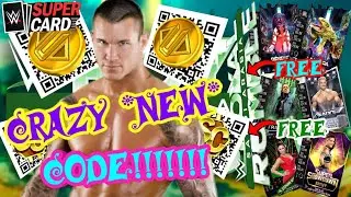 CRAZY🔥 *NEW* CODE!!!!!!!!!!!!! WWE SuperCard 